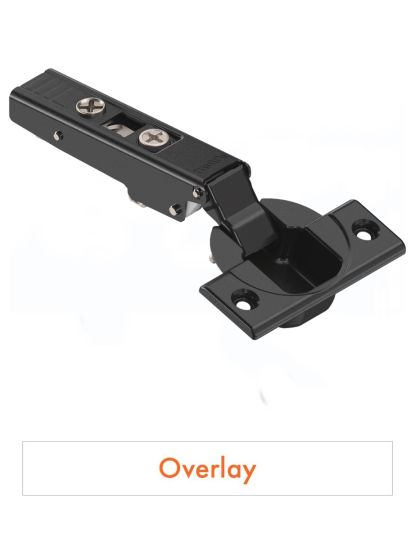70T3550.TL CLIP top standard hinge 110°, overlay application, UNSPRUNG ONYX