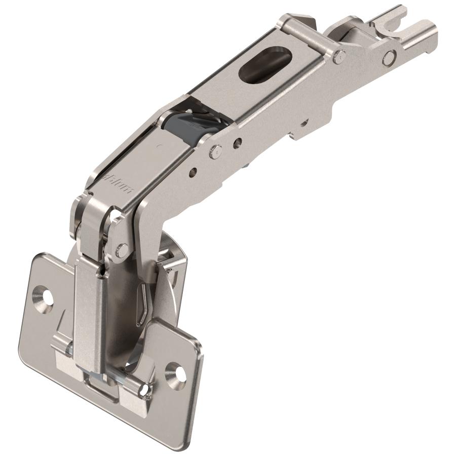 91A6550 MODUL wide angle hinge, 170° opening. Slide On hinge