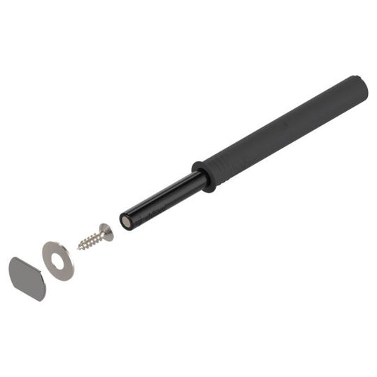 956A1004 TIP-ON for doors , Long Version, with magnet CARBON BLACK